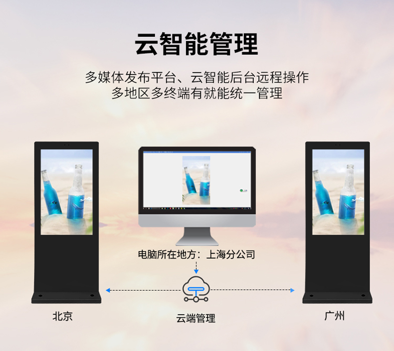 86寸落地式室外网络广告机(图3)